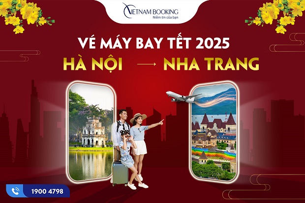 vé máy bay Tết 2025 Hà Nội đi Nha Trang