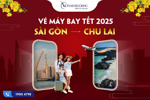 Vé máy bay Tết 2025 Sài Gòn đi Chu Lai