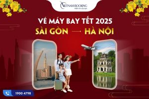 Đã có vé máy bay Tết 2025 Sài Gòn đi Hà Nội giá rẻ