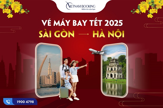 Vé máy bay Tết Sài Gòn đi Hà Nội