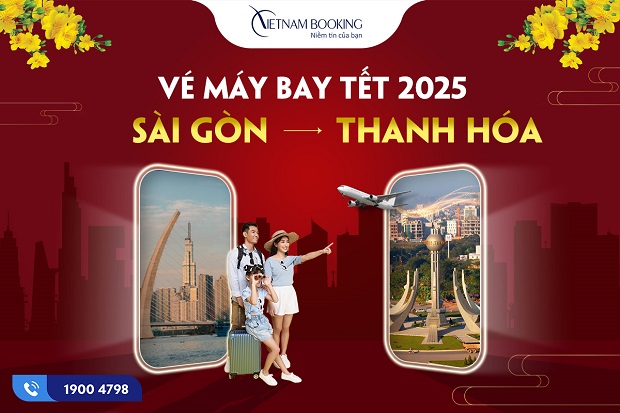 Vé máy bay Tết 2025 Sài Gòn đi Thanh Hóa