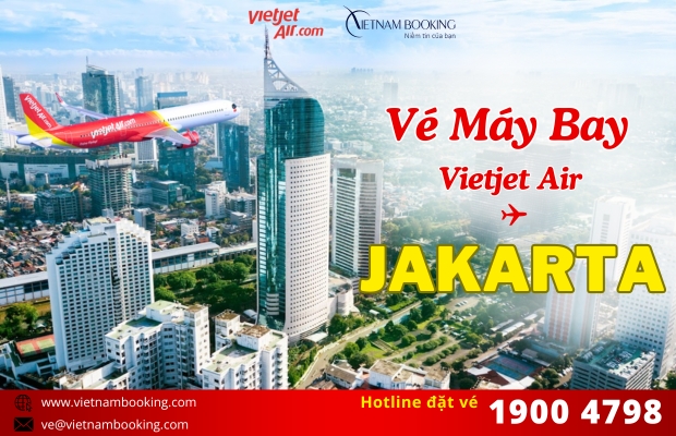 V&eacute; m&aacute;y bay Vietjet Air đi Jakarta