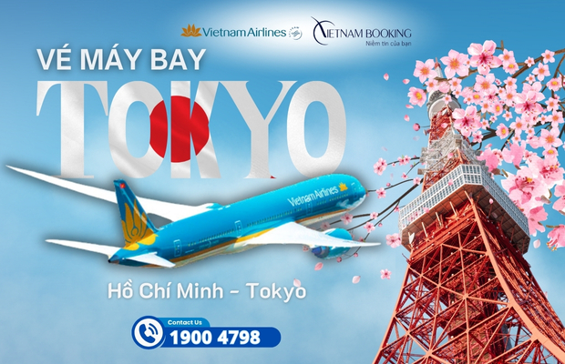 Vé máy bay Vietnam Airlines Hồ Chí Minh đi Tokyo