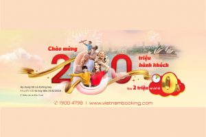 Vietjet Air tặng 2 triệu vé 0Đ, Mừng 200 triệu hành khách