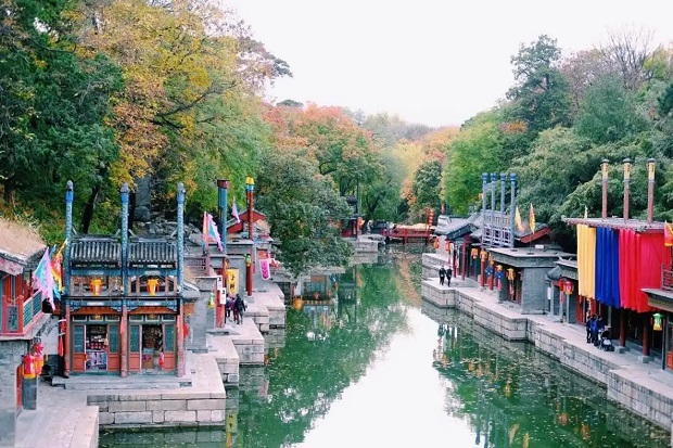 Một góc phố Tô Châu ở Di Hòa Viên Di Hòa Viên