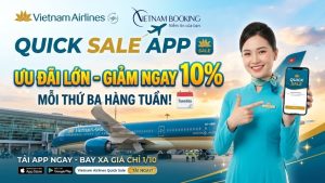 Bí kíp săn deal hời trên Quick Sale App Vietnam Airlines