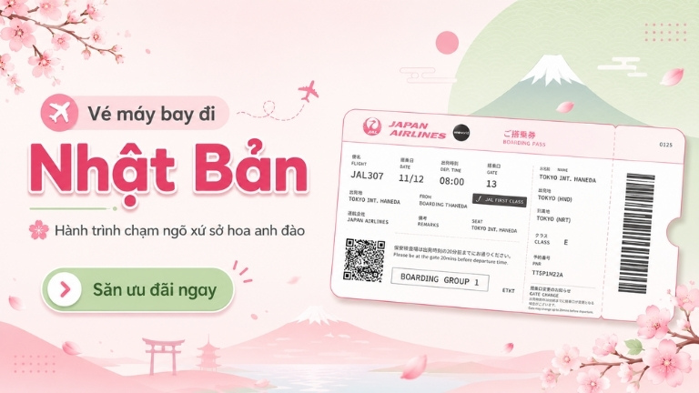 v&eacute; m&aacute;y bay đi nhật bản