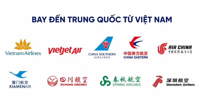  C&aacute;c h&atilde;ng h&agrave;ng kh&ocirc;ng khai th&aacute;c đường bay Việt Nam &ndash; Trung Quốc