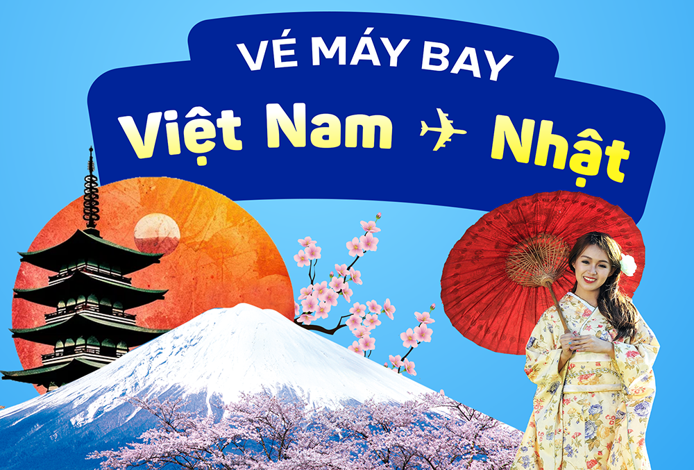 Vé máy bay đi Nhật Bản giá rẻ chỉ từ 2.890.000Đ