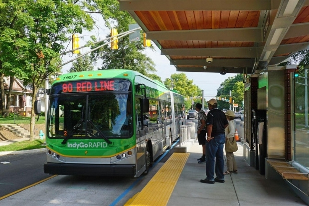 Xe buýt IndyGo đưa đón tiện lợi trong thành phố Indianapolis