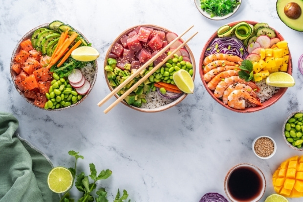 M&oacute;n Poke Bowl đặc sản tươi ngon đặc trưng của ẩm thực Hawaii