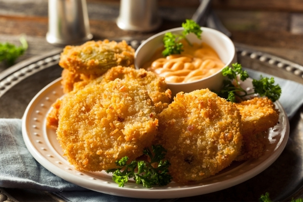 Thưởng thức Fried Green Tomatoes m&oacute;n ngon miền Nam kh&ocirc;ng thể bỏ lỡ tại Jacksonville