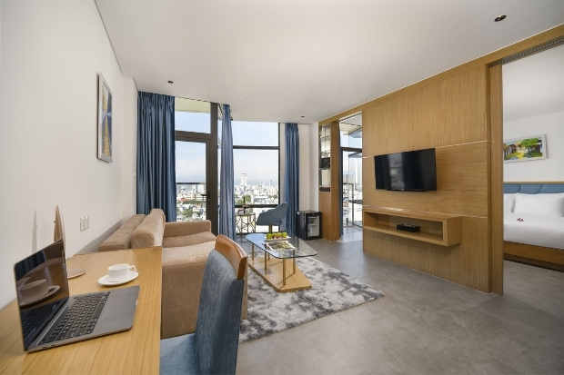 San Marino Boutique Hotel Đà Nẵng có vị trí gần sông Hàn view đẹp phòng tiện nghi