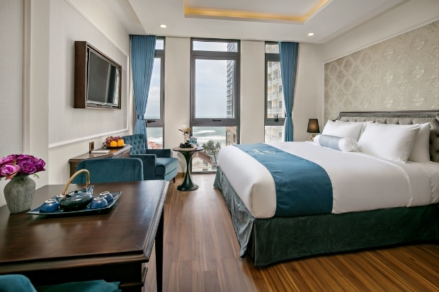 Khách sạn Halina Hotel and Apartment với thiết kế thoáng đãng