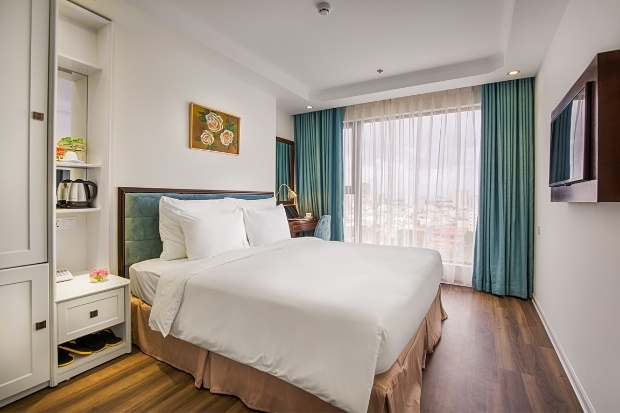 Khách sạn Adaline Hotel and Suite thiết kế hiện đại 
