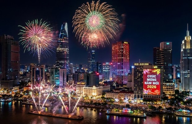 Lịch bắn ph&aacute;o hoa Tết Dương lịch