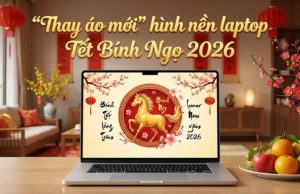 Hình nền laptop Tết 2026 Bính Ngọ và gợi ý du xuân đầu năm