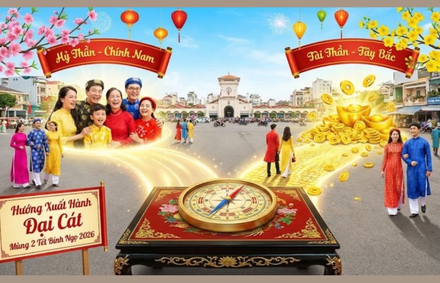 Hướng xuất h&agrave;nh đại c&aacute;t