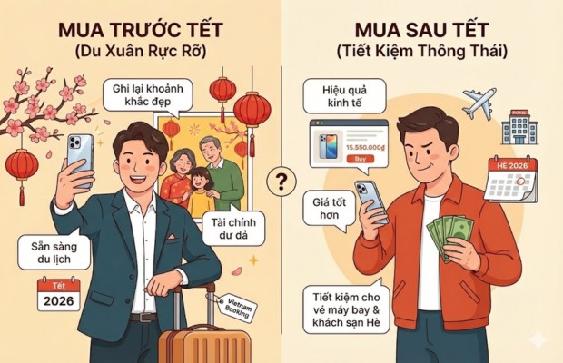 N&ecirc;n mua điện thoại trước hay sau tết 2026