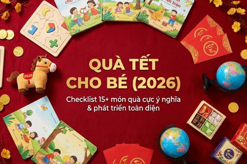 Quà tết cho bé 2026: Checklist 15+ món quà cực ý nghĩa