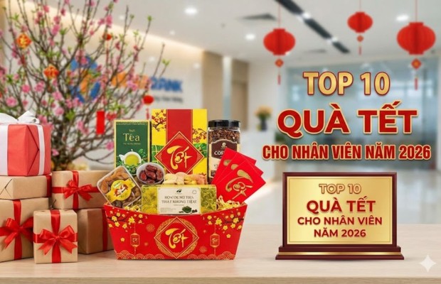 Top 10 gợi ý quà Tết cho nhân viên cập nhật xu hướng 2026