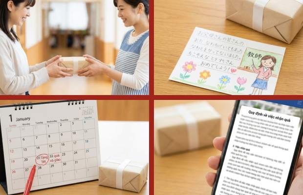 những lưu &yacute; khi tặng qu&agrave; tết cho c&ocirc; gi&aacute;o