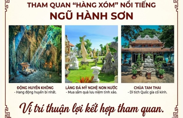 tham quan c&aacute;c ng&ocirc;i ch&ugrave;a trong khu vự đ&agrave; nẵng