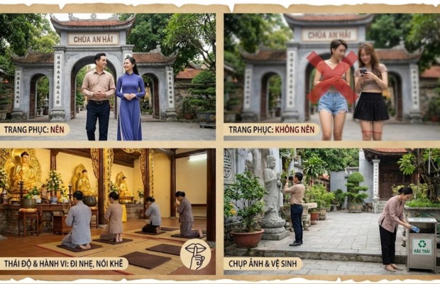 Những lưu &yacute; quan trọng khi tham quan ch&ugrave;a An Hải