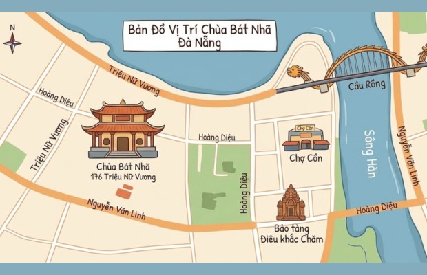 Địa chỉ Ch&ugrave;a B&aacute;t Nh&atilde; Đ&agrave; Nẵng tại 176 Triệu Nữ Vương Hải Ch&acirc;u