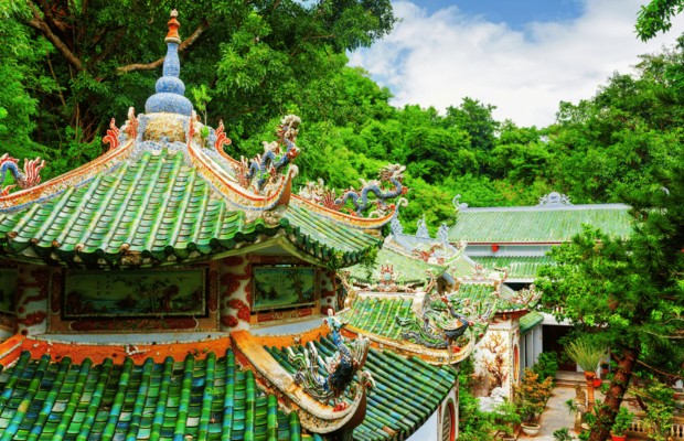 Cổng Tam Quan Ch&ugrave;a Linh Ứng Ngũ H&agrave;nh Sơn