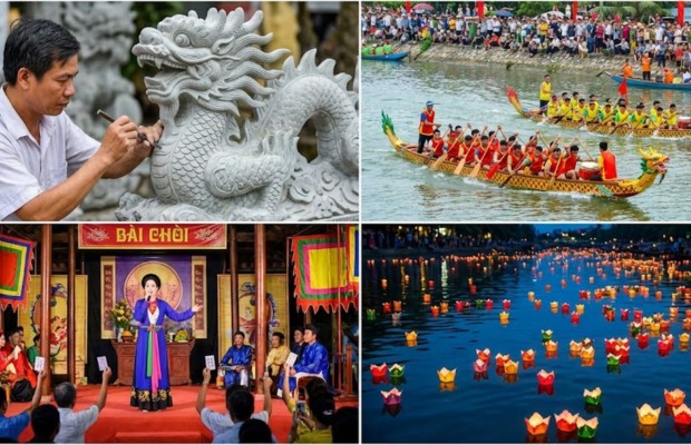 Kh&ocirc;ng kh&iacute; s&ocirc;i động tại Lễ hội Qu&aacute;n Thế &Acirc;m Ngũ H&agrave;nh Sơn