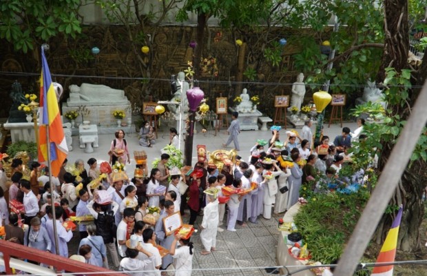 C&acirc;y Bồ Đề linh thi&ecirc;ng trong khu&ocirc;n vi&ecirc;n Ch&ugrave;a Tam Bảo