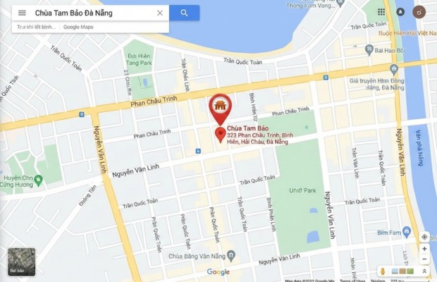 Địa chỉ ch&ugrave;a Tam Bảo Đ&agrave; Nẵng ch&iacute;nh x&aacute;c