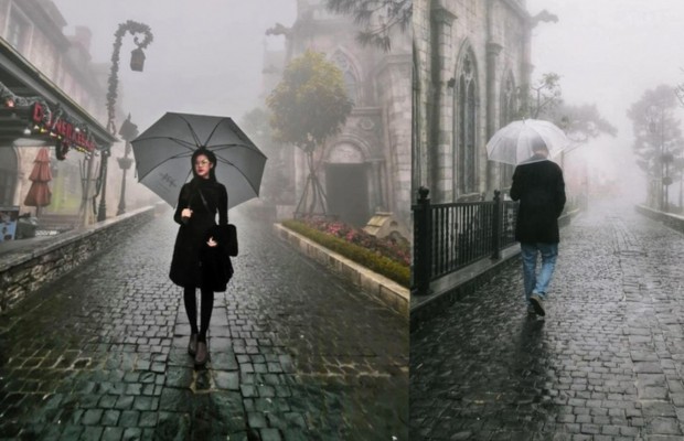 Chuẩn bị &ocirc; che nếu du lịch thời điểm mưa