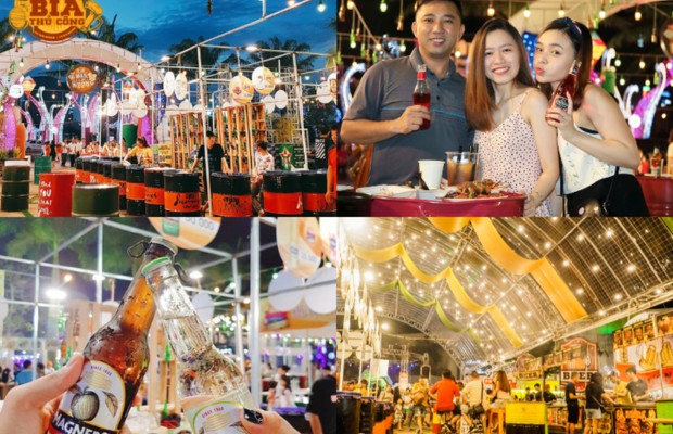 Thưởng thức bia thủ c&ocirc;ng