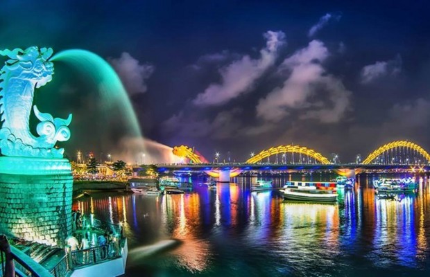 Đ&ecirc;m Đ&agrave; Nẵng với &aacute;nh s&aacute;ng lễ hội dọc s&ocirc;ng H&agrave;n v&agrave; c&aacute;c c&acirc;y cầu