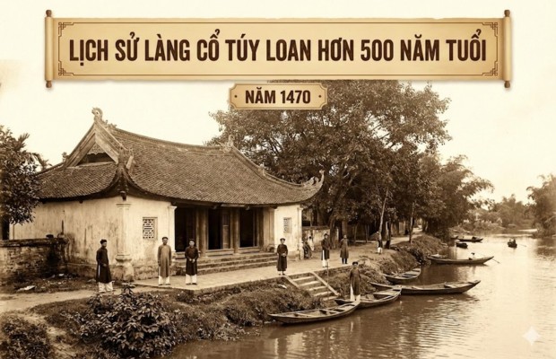 Đ&igrave;nh l&agrave;ng cổ k&iacute;nh biểu tượng t&acirc;m linh của l&agrave;ng T&uacute;y Loan.