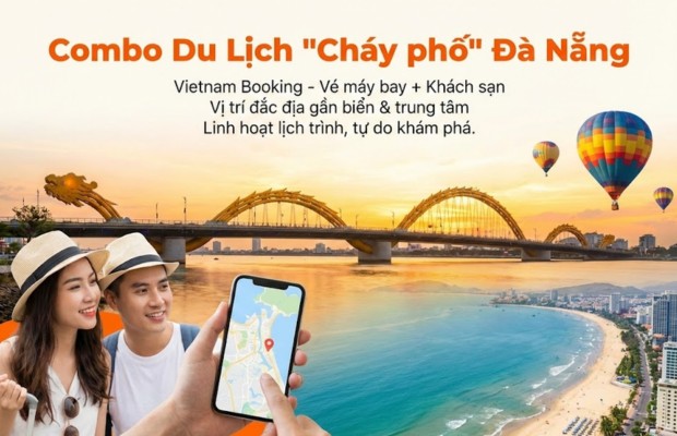 Săn tour du lịch gi&aacute; rẻ c&ugrave;ng Vietnam Booking
