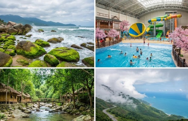 Du kh&aacute;ch tham gia lễ hội l&agrave;ng H&ograve;a Mỹ, h&ograve;a m&igrave;nh v&agrave;o kh&ocirc;ng kh&iacute; lễ v&agrave; hội truyền thống Đ&agrave; Nẵng