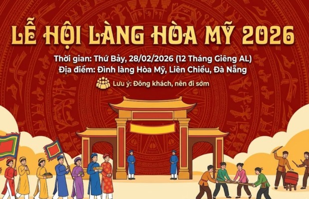Thời gian v&agrave; địa điểm tổ chức lễ hội l&agrave;ng H&ograve;a Mỹ&nbsp;