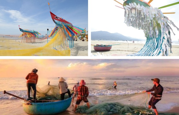 Kh&ocirc;ng gian l&agrave;ng ch&agrave;i tại lễ hội biển Đ&agrave; Nẵng 2026