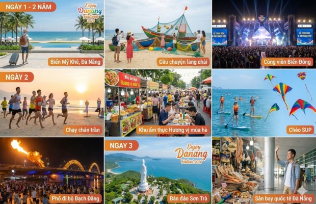 Gợi &yacute; lịch tr&igrave;nh du lịch Lễ hội Tận hưởng m&ugrave;a h&egrave; Đ&agrave; Nẵng 2026
