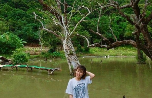 Suối Nai d&ograve;ng nước m&aacute;t lạnh len lỏi qua rừng gi&agrave; Sơn Tr&agrave;