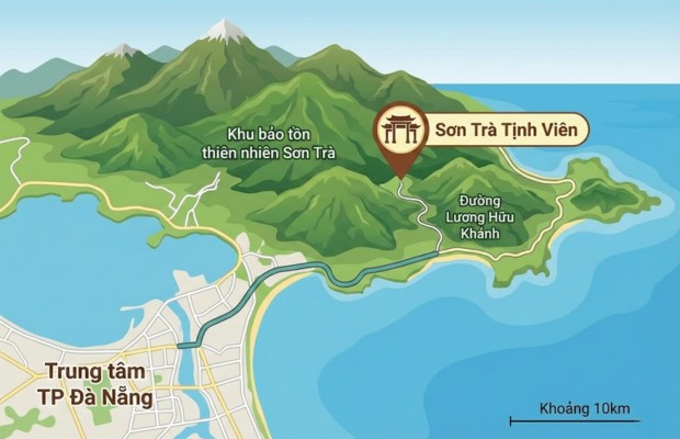 Địa chỉ ch&iacute;nh x&aacute;c của Tịnh Vi&ecirc;n