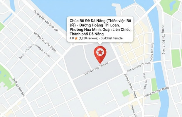 bản đồ của thiền viện