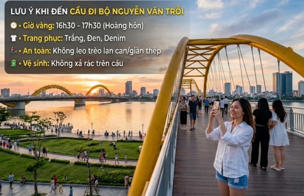 Những lưu &yacute; khi đến cầu đi bộ Nguyễn Văn Trỗi