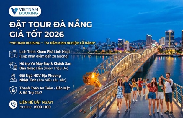 Đặt tour Đ&agrave; Nẵng gi&aacute; tốt tại Vietnam Booking