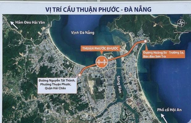 Cầu Thuận Phước nằm đ&uacute;ng vị tr&iacute; đắc địa nhất Đ&agrave; Nẵng!