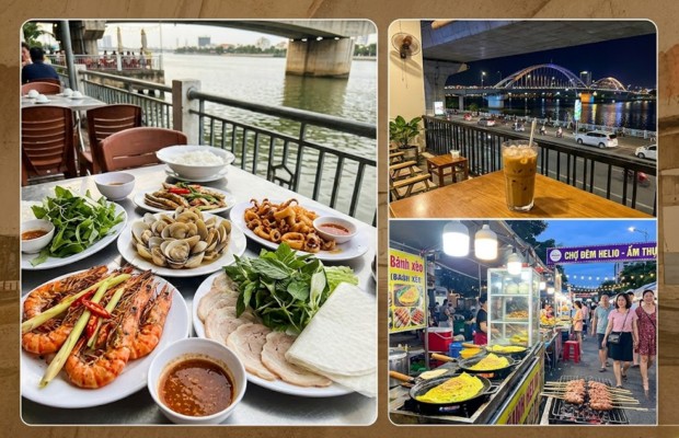 M&oacute;n hải sản tươi ngon qu&aacute;n ăn gần cầu Ti&ecirc;n Sơn Đ&agrave; Nẵng