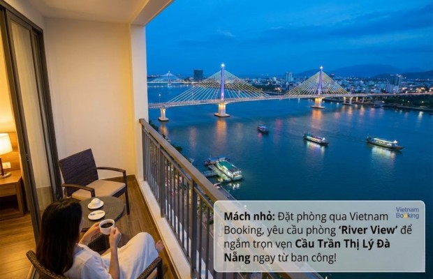 Kh&aacute;ch sạn view đẹp gần Cầu Trần Thị L&yacute;